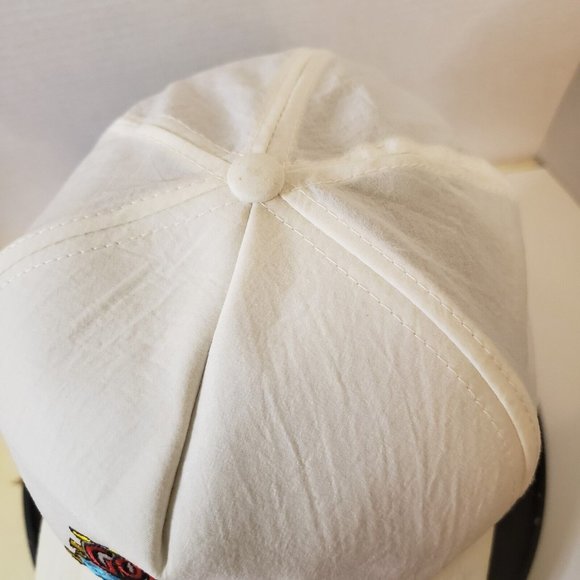 Vtg Hawaiian Tropic Hat Cap Gordon's Beach Party Logo Tanning Lotion Snapback - Picture 8 of 11